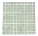 1 Inch Iridescent White Glow in the Dark Recycled Glass Tile - Glow Green