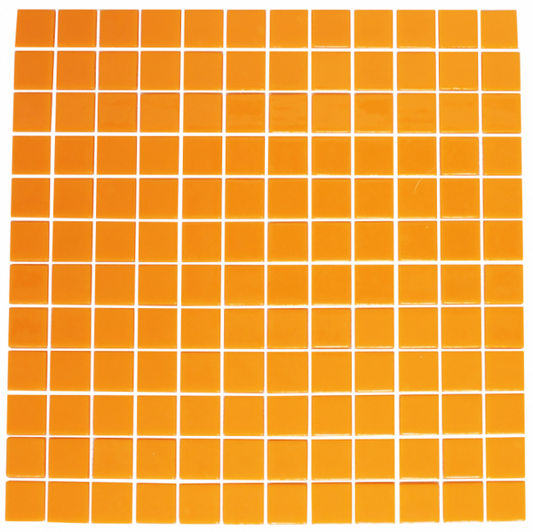 Tangarine Orange Recycled Glass Tile
