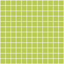1 Inch Matte Lime Green Recycled Glass Tile