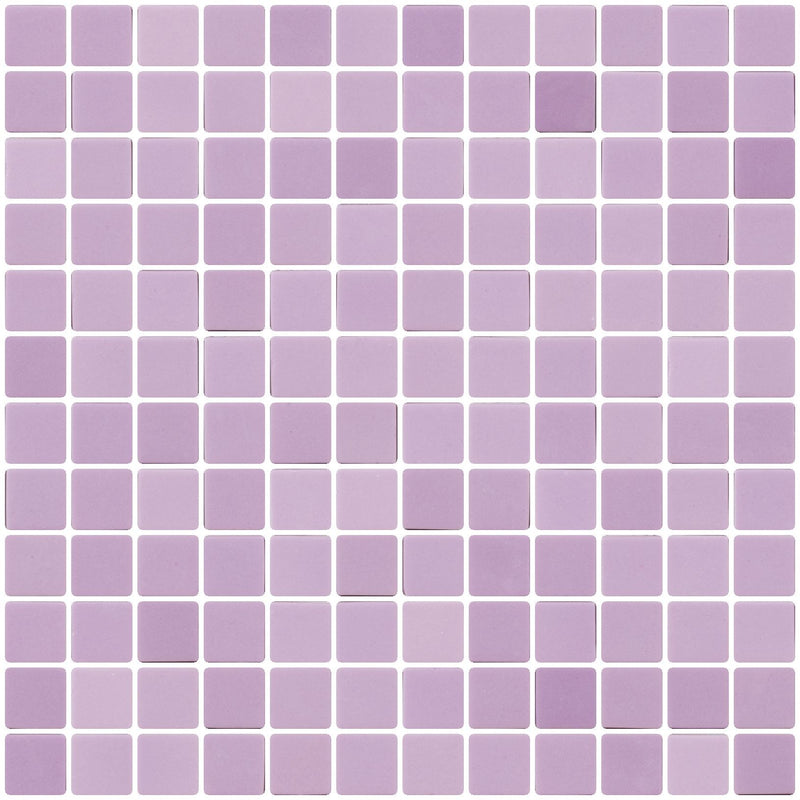 1 Inch Lilac Purple Recycled Glass Tile