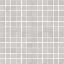 1 Inch Matte Light Gray Recycled Glass Tile