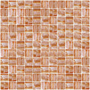 1 Inch Citrine Orange Textured Recycled Glass Tile