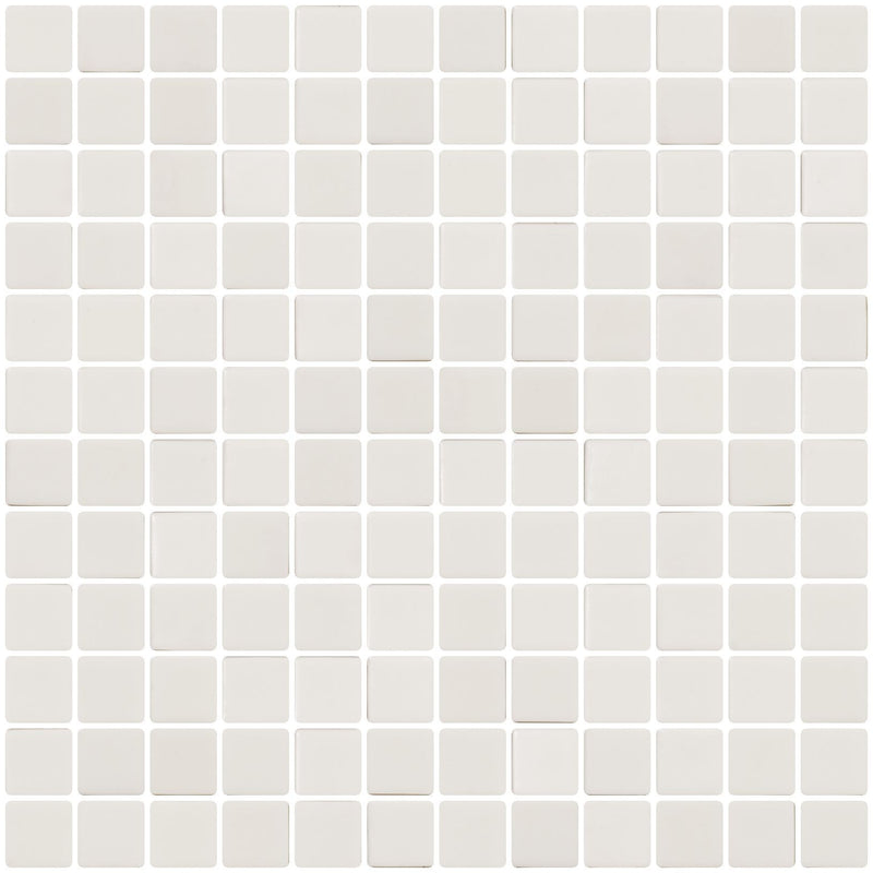 1 Inch Ivory Recycled Glass Tile