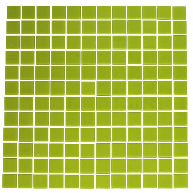 Lime Green Recycled Glass Tile